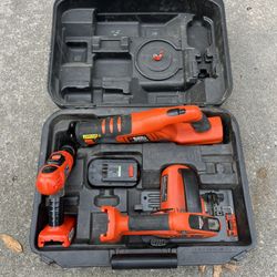 Black And Decker Power Tool Set No Charger 
