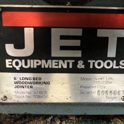 Jet Jointer JJ-6CS. MINT