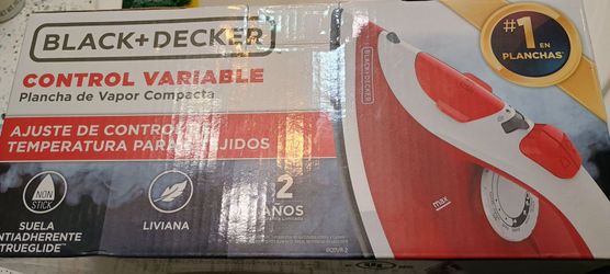 Black+Decker compact steam iron, plancha para ropa,