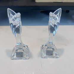 Mikasa Crystal Candle Holders