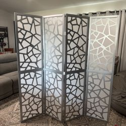 Room Divider 4 Panels New 