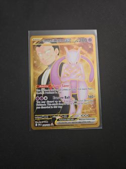 Pokemon Destined Rivals Hyper Rare Mewtwo