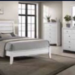 Bedroom Set 4pc Full-size Or Queen Or King Not Including Mattress Anh Box Spring