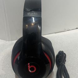 Beats By Dr. Dre Studio 2 Wireless Bluetooth Headphones-Glossy Black  