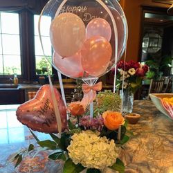 Mothers Day Balloons And Flowers