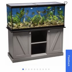 75 Gallon Fish Tank W/ Full Set Up 