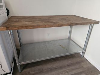 John Boos Maple Wood Top Work Table, 60 x 30 x 1.5