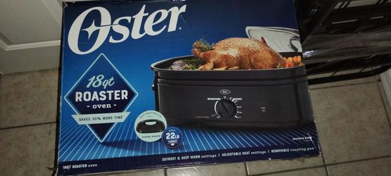 Oster 18qt Roaster Oven – Fits 22lb Turkey