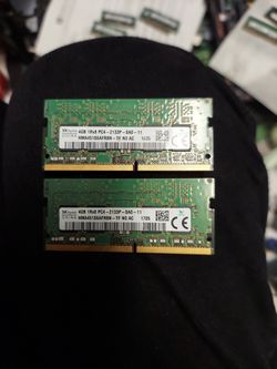 SK Hynix 4gb X 2 , PC4-2133P, SODIMM