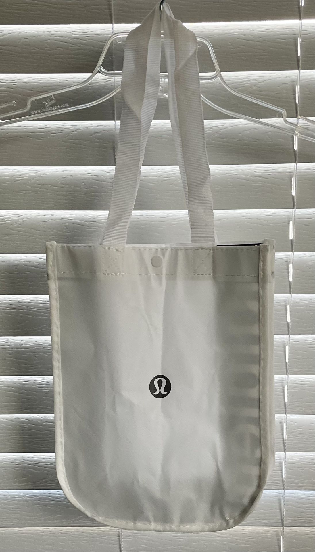 *NEW* Lululemon Reusable Shopping/Tote Bag- Small White w/Black Logo