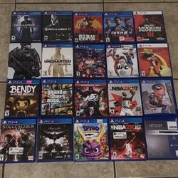 So Many Different PlayStation 4 Video Games PS4 PS5 Collection