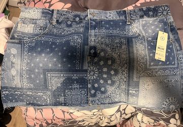 Jean Mini Skirt NEW