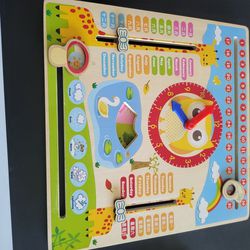 Kids Toy Clock Weather Month Day