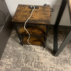 End Table W/ Socket