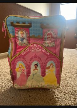 Kids princess play suitcase