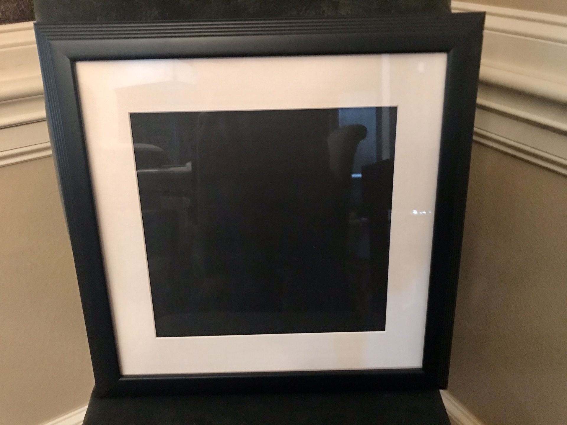 19x19 black picture frame