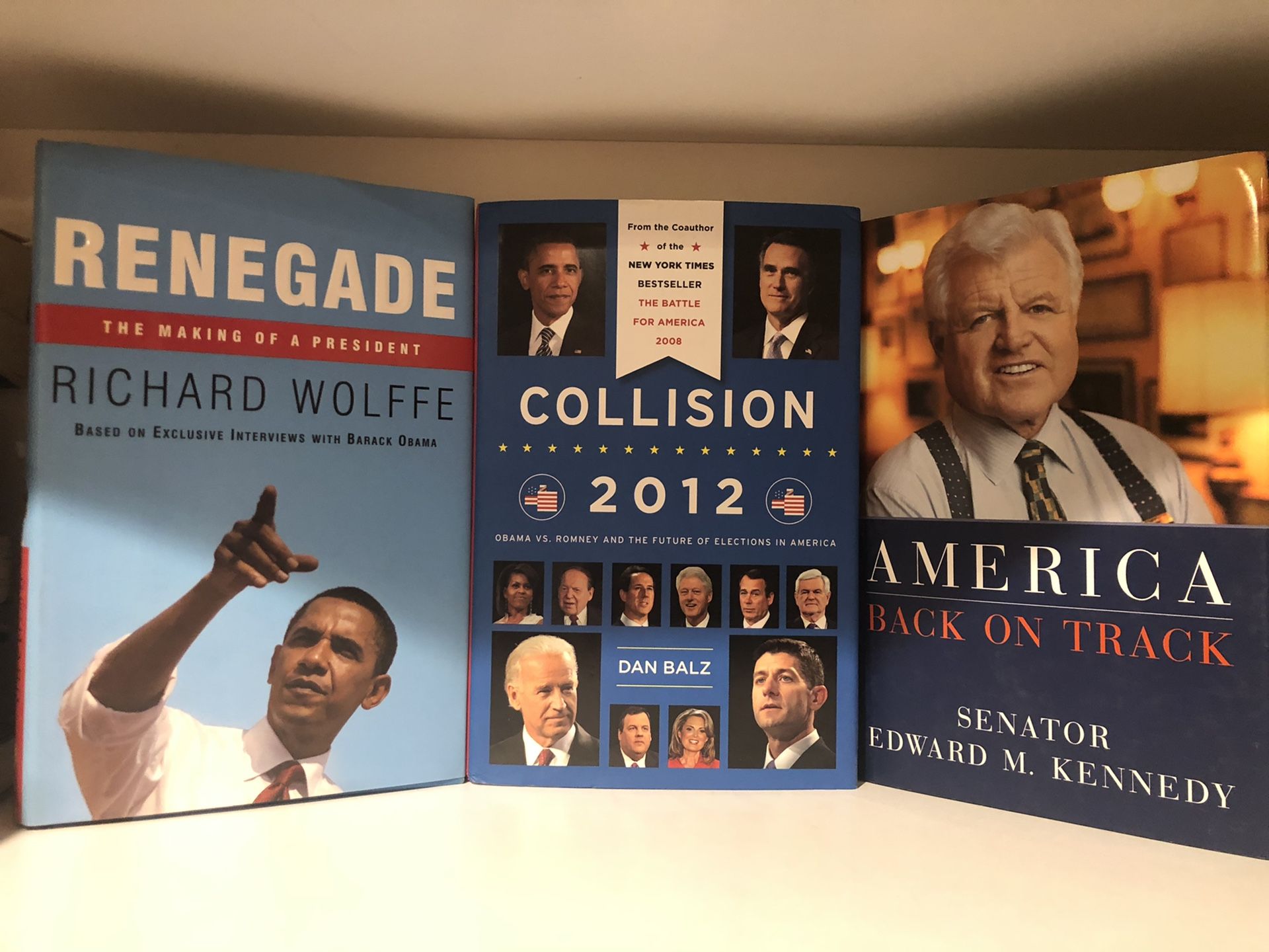 Estate sale democrat Joe Biden, Obama, Kennedy book lot sale .