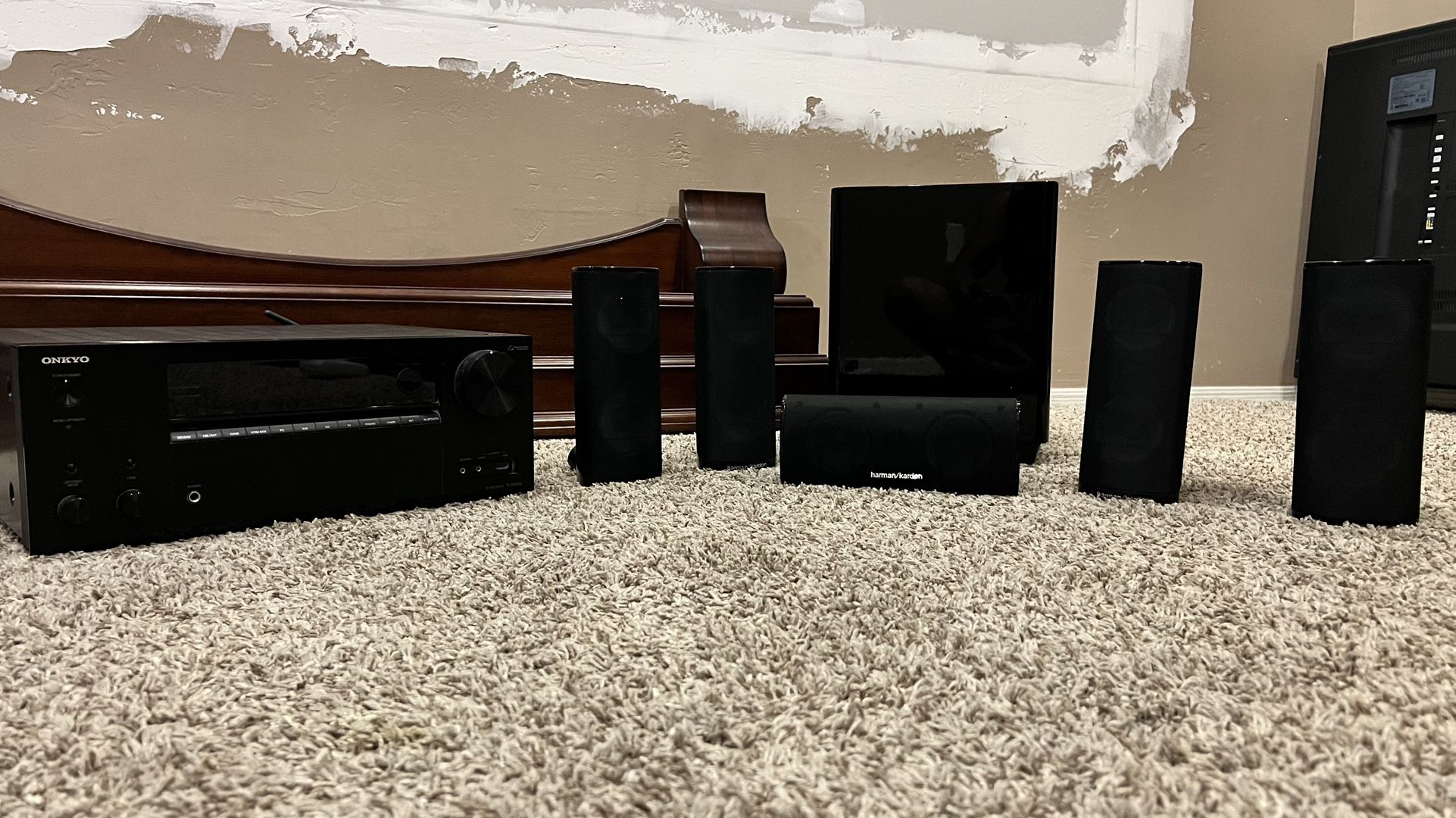 Harmon Kardon Home Theatre & Onkyo Audio Receiver
