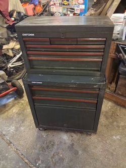 Craftsman tool box tool chest vintage