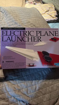 4M Middlesex University Electric Plane Launcher STEM Science Kit – Complete Educational Project