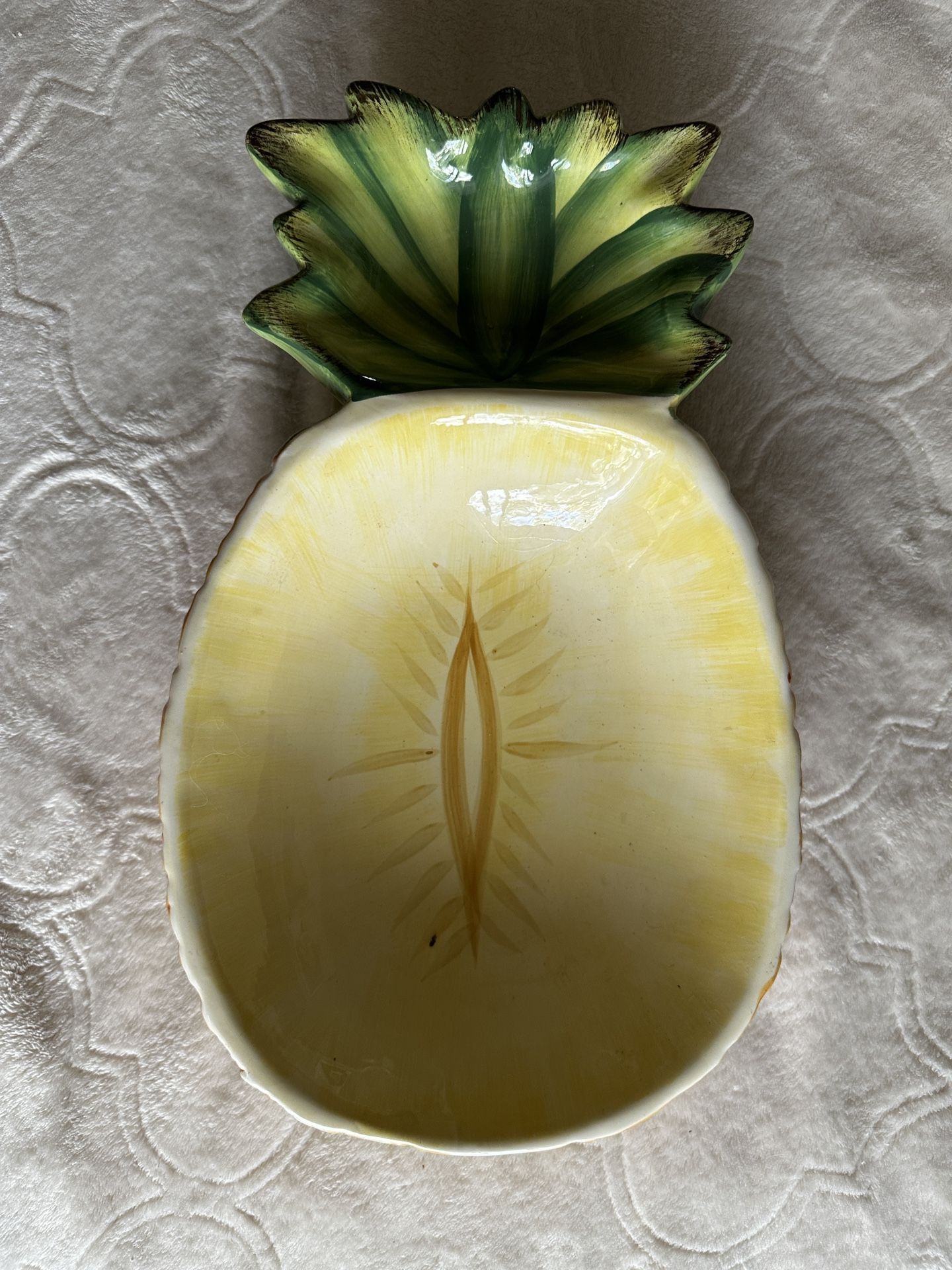 Vintage Lillian Vernon Pineapple Serving Dish - 92124