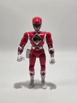 Vintage MMPR 1994 Bandai Auto Mighty Morphin Power Rangers Red Ranger Jason 5.5"