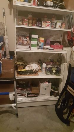 5 shelves store fixtures