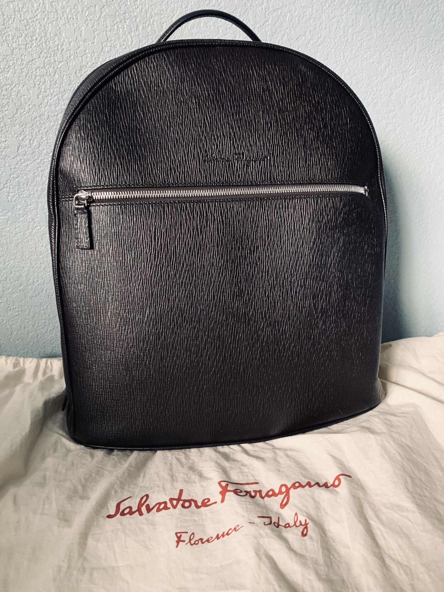 Salvatore Ferragamo Revival Leather Backpack