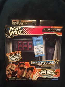 WowWee Paper Jamz Pro Series Perfect Pitch Microphone & Effects Amp NIB