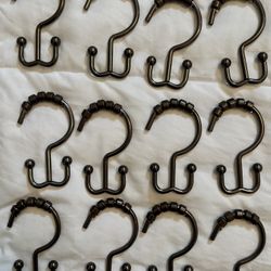 SHOWER CURTAIN HOOKS, Brand New, Never Used, Beautiful