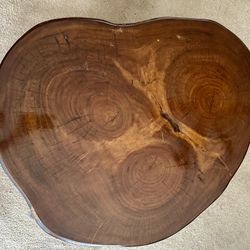 Solid Redwood Live Edge Coffee Table – Heirloom Quality, One-of-a-Kind