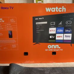 onn 65” 4K UHD Smart TV