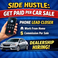 Side Hustle – Get Paid Per Car Sale (Phone Leads)