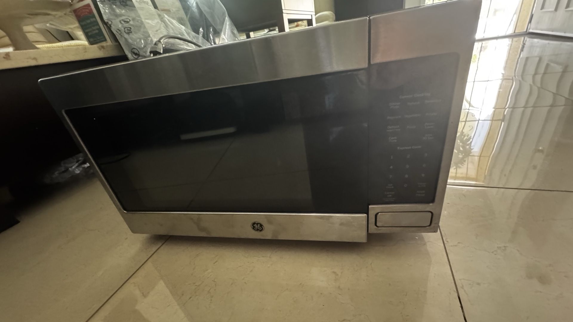 GE Stainless Steel Microwave