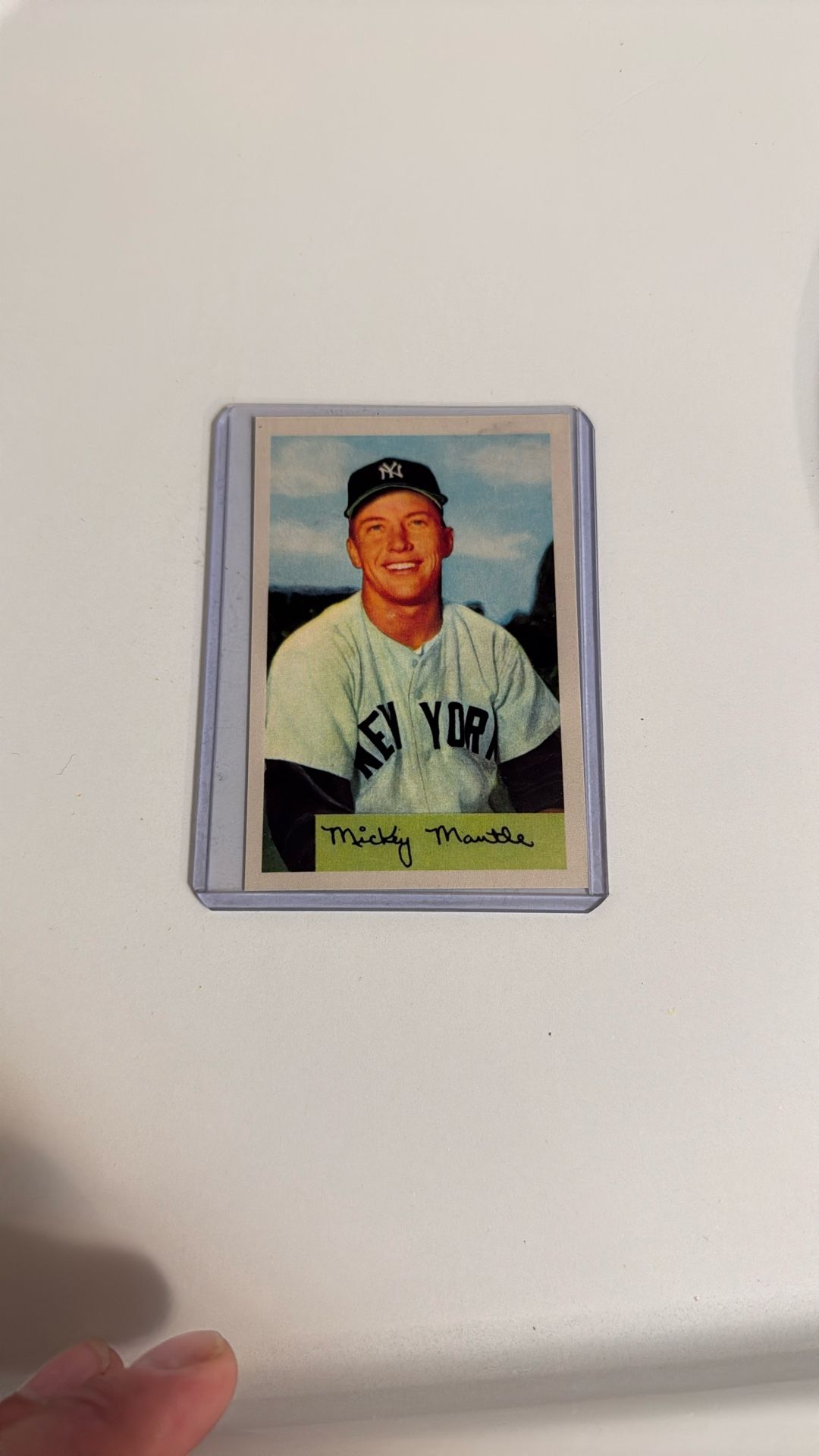 1954 Bowman Mickey Mantle #65