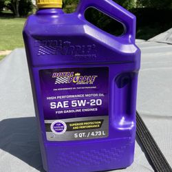 Royal Purple 5w-20 Motor Oil 5 Qts