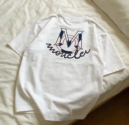 Moncler Shirt (White “M” Logo)