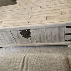 Coffee table and matching tv stand