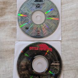 Sega Saturn Video Games Battle Monsters & Street Fighter