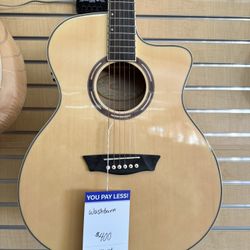 Washburn AG40CE Apprentice Grand Auditorium Acoustic/Electric Guitar