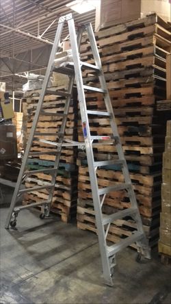 Werner 8-Foot Aluminum Ladder Used