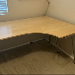 Massive Double IKEA Gallant Desk Setup