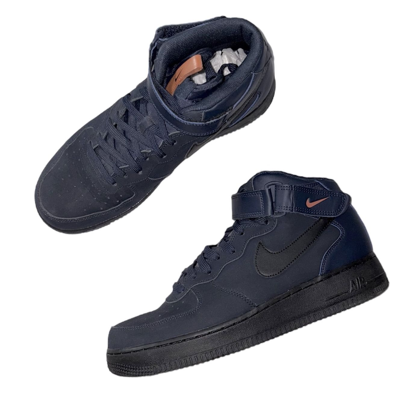 Nike Men's Air Force 1 Mid ‘07 size 8 Obsidian Navy RARE