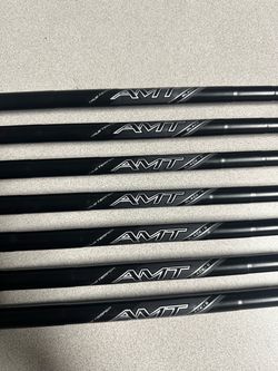 True Temper AMT Black Stiff G2 Black Onyx Iron Shafts