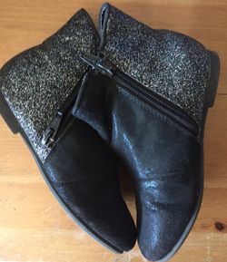Black Fancy Glitter Boots