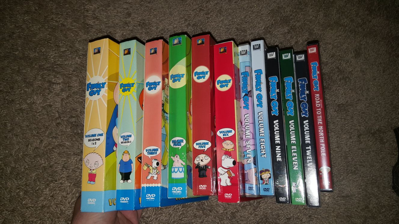 (O.B.O) Family Guy seasons 1-12 and xmas special!