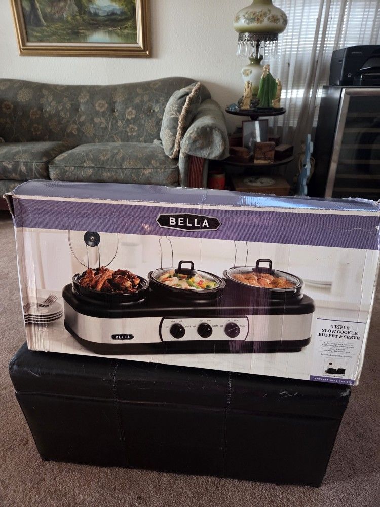 Bella Triple Slow Cooker