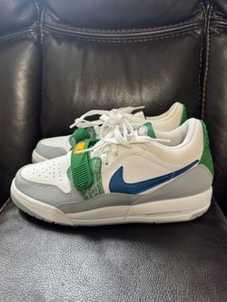 Nike Low-Top Sneakers White Green Blue