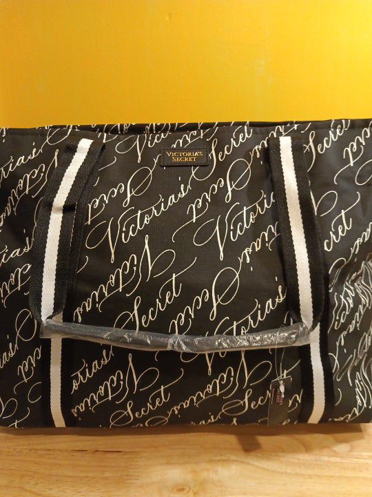 Victoria Secret Brand New XL Tote Bag L 21 W 15 W Tags