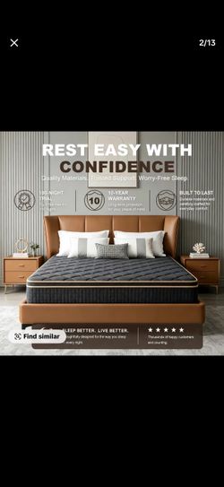 Brand New in Box - 12 Inch Full Hybrid Memory Foam Mattress (Medium Firm)